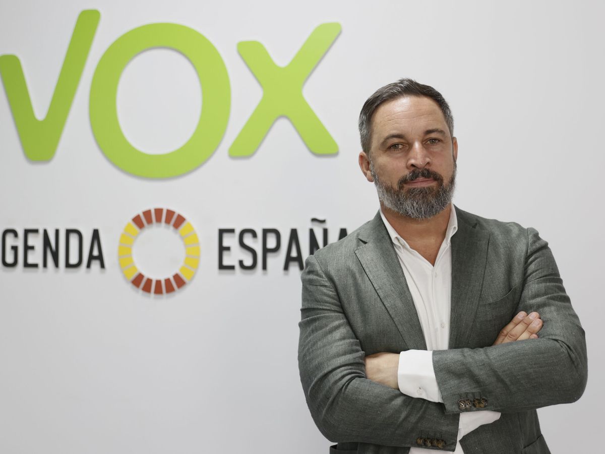 Foto: El presidente de Vox, Santiago Abascal. (EFE/Mariscal)