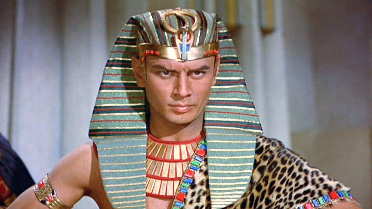Yul Brynner fue Ramsés II en 'Los diez mandamientos'. (Filmin)