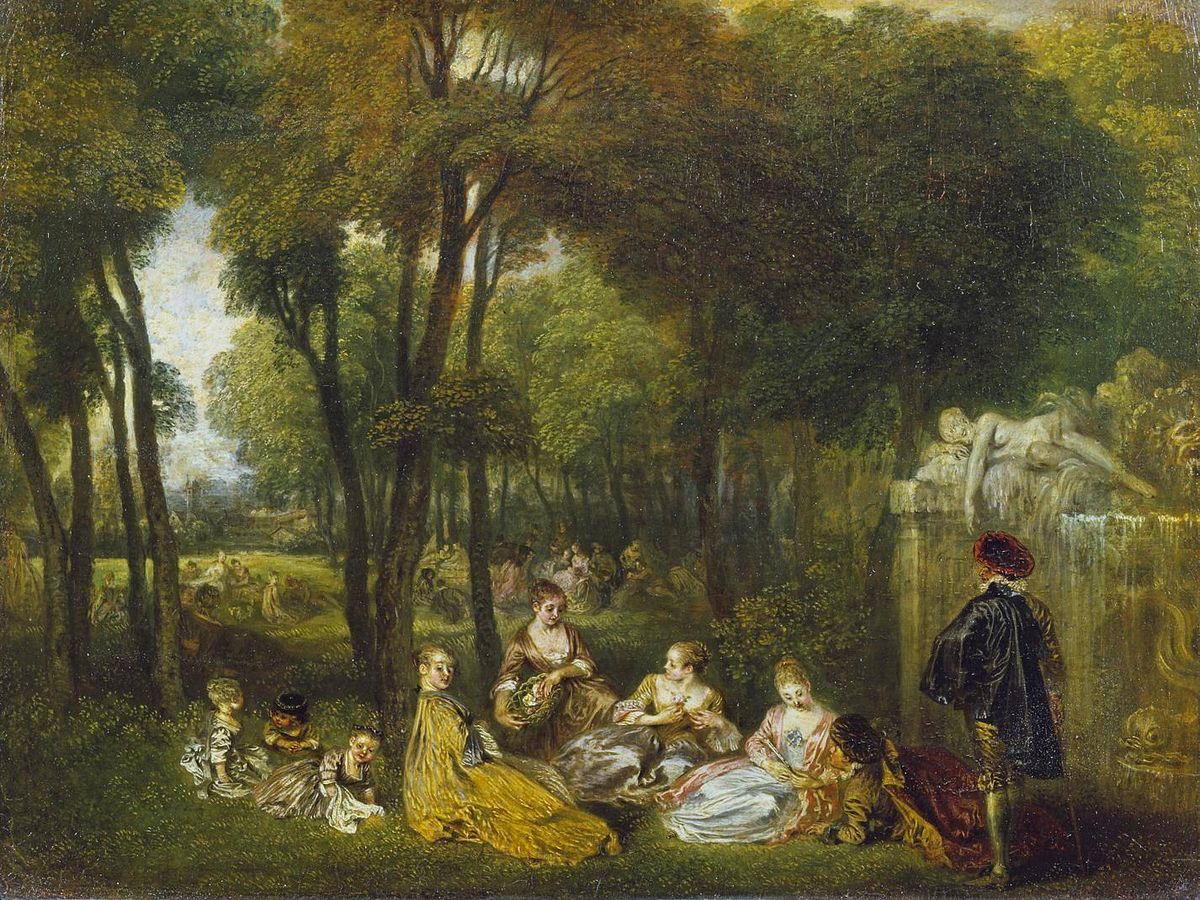 Foto: 'Les Champs Elisées', del pintor francés Jean-Antoine Watteau. (EFE)