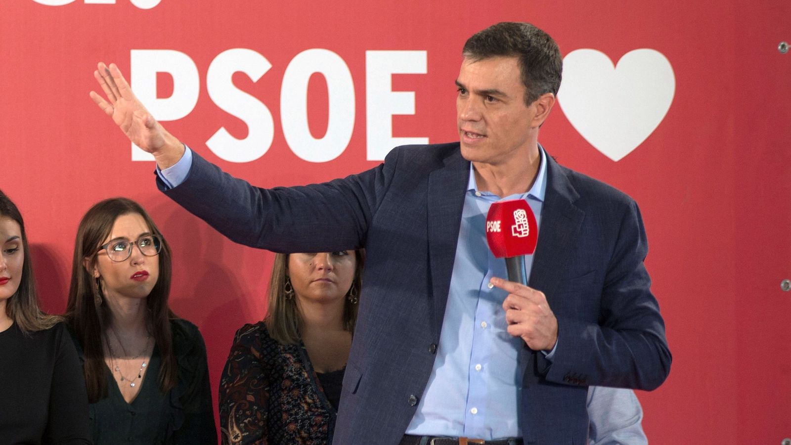 Foto: El líder del PSOE, Pedro Sánchez, en un acto en Jaén. (EFE)