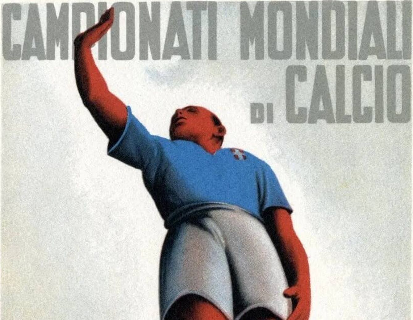 Cartel del Mundial de 1934 celebrado en Italia. 