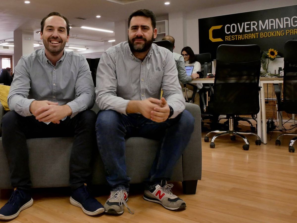 Foto: Los cofundadores de CoverManager, José Antonio Pérez (CEO) y Carlos Pérez (CTO).