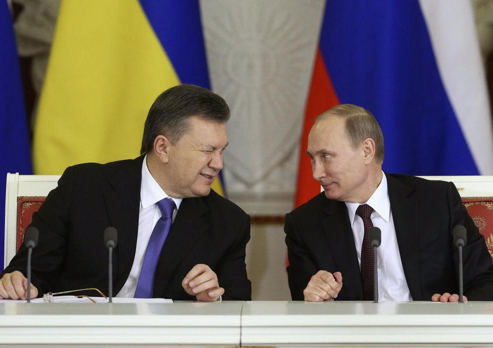 Foto: Yanukovich durante su reunión con Vladimir Putin en el Kremlin (Reuters).