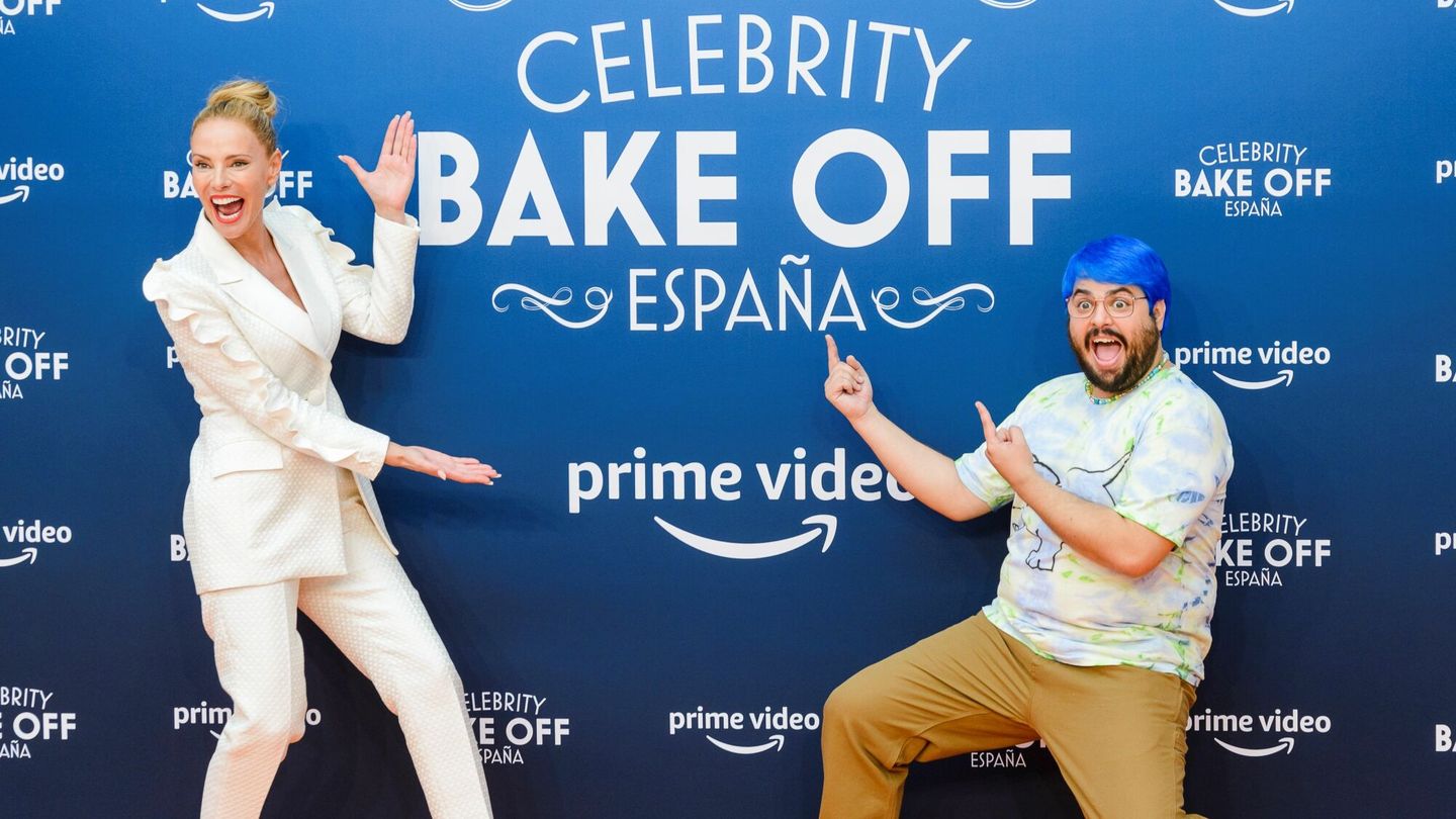 Paula Vázquez y Brays Efe en la presentación de 'Celebrity Bake Off'. (EFE/Jon Rodríguez)