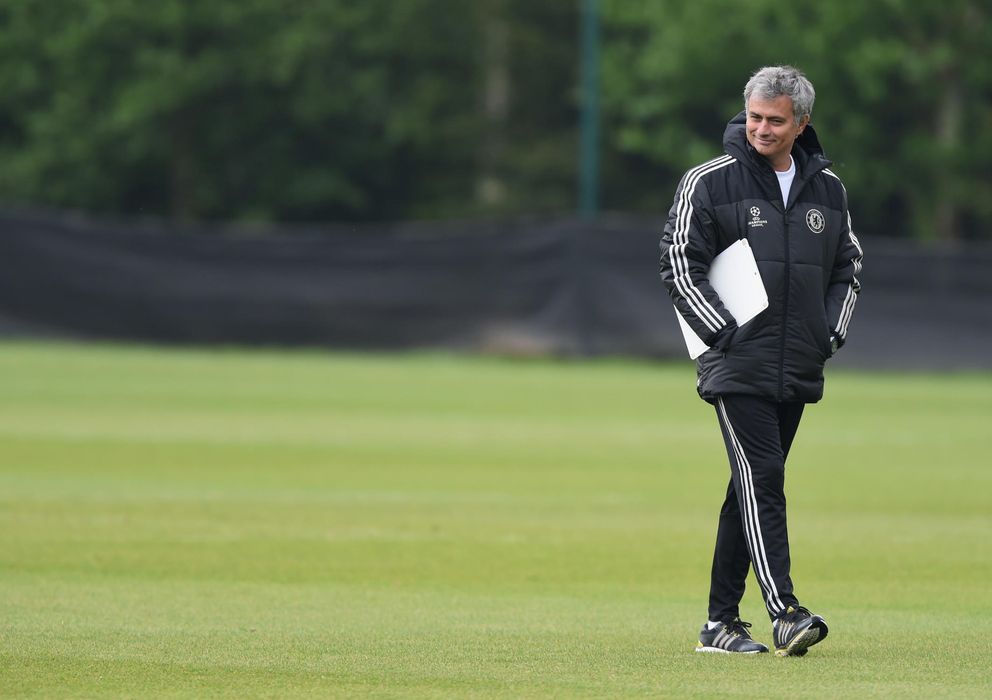 Foto: Mourinho fue claro y dijo que quiere a los dos colchoneros en su equipo" (GTres).