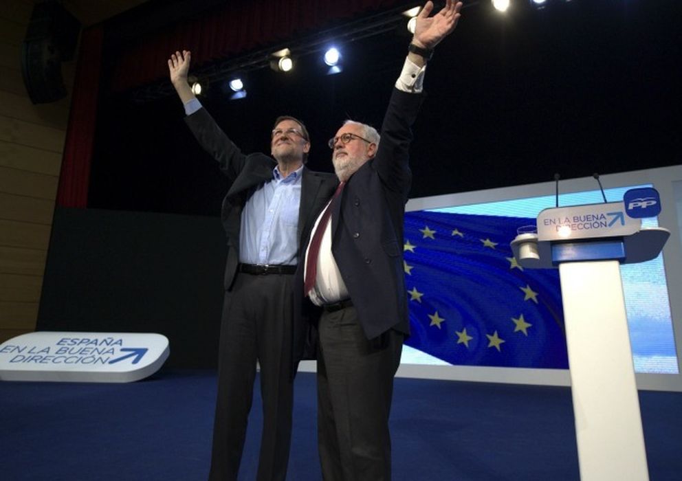Foto: Mariano Rajoy y Miguel Arias Cañete. (Efe)