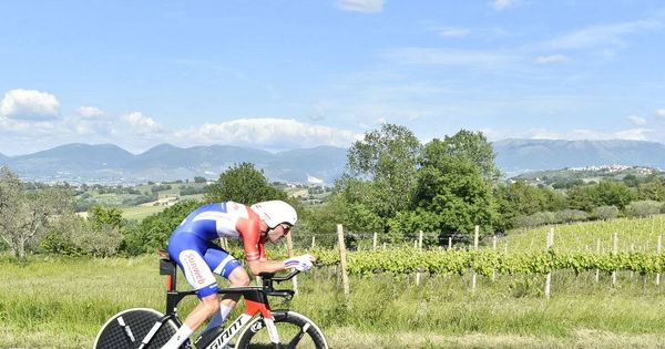 Foto: Dumoulin, el mejor contra el crono del Giro. (Giroditalia)