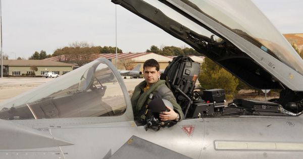 Foto: El capitán del Ejército del Aire Borja Aybar, fallecido este jueves. (EFE)