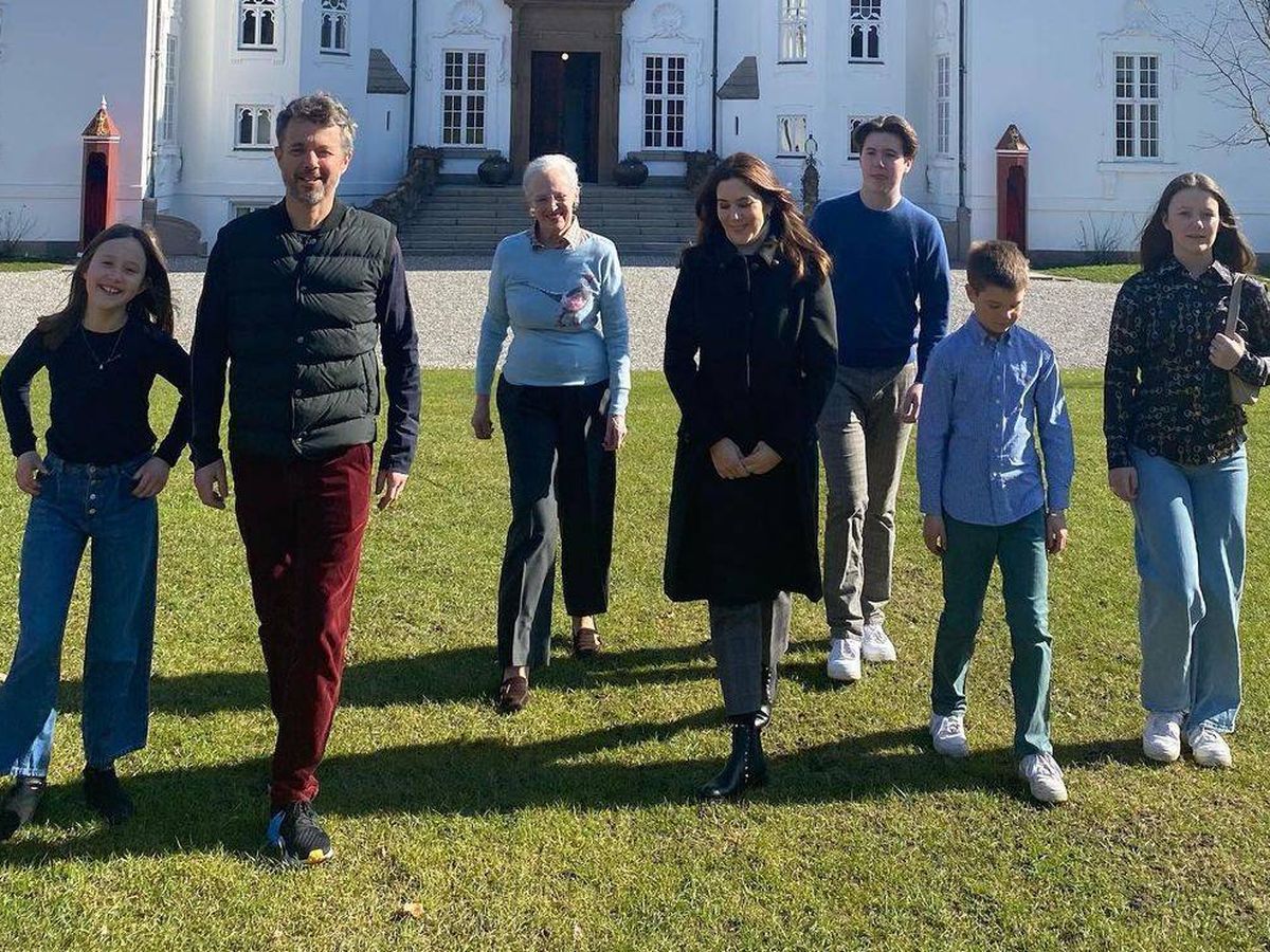 Foto: La familia real danesa se ha reunido en Marselisborg. (Casa Real danesa)