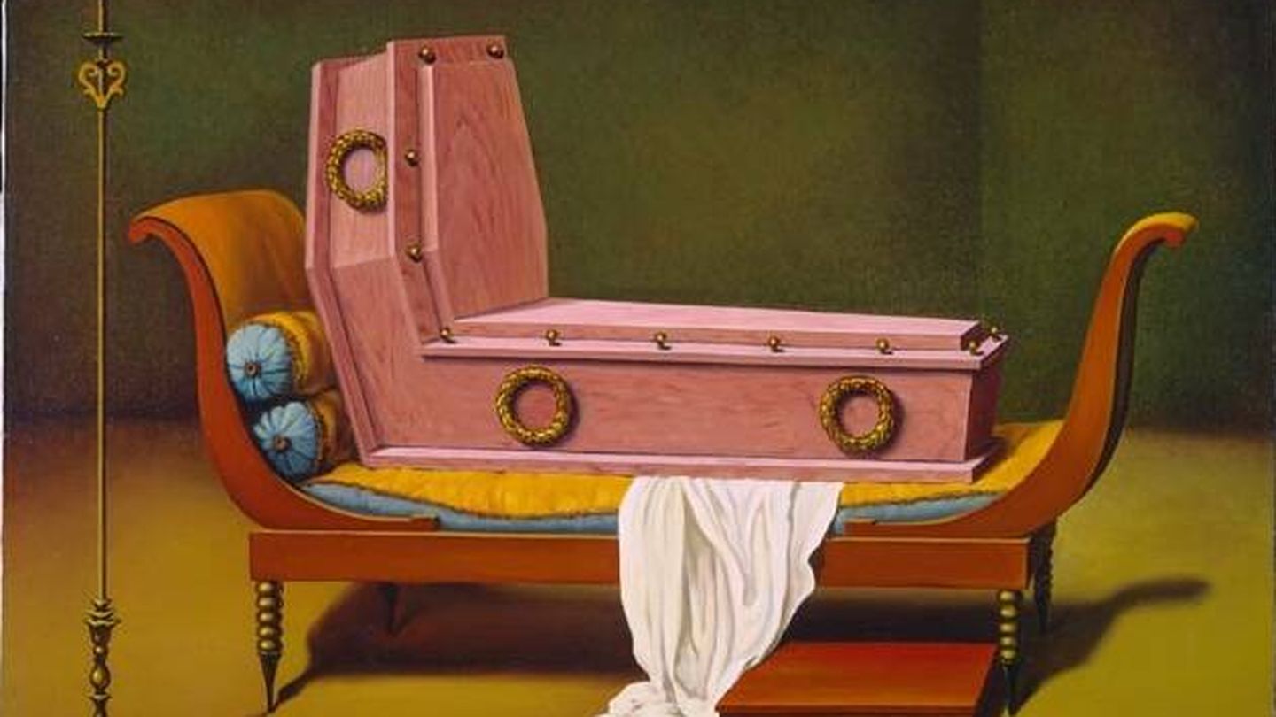 Madame Récamier de David, obra de René Magritte