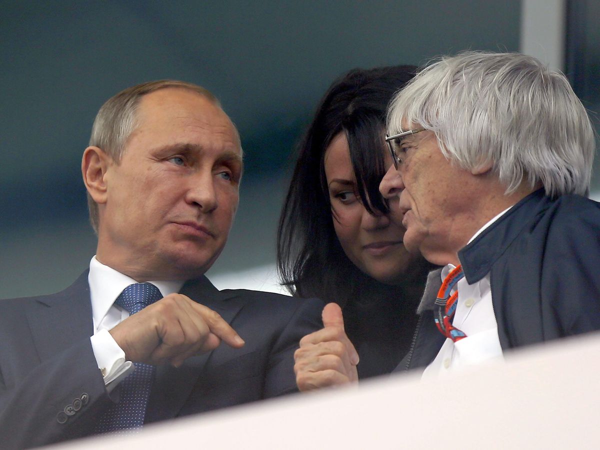 Foto: Vladimir Putin y Bernie Ecclestone en Sochi en 2015. (Reuters/John Dam)