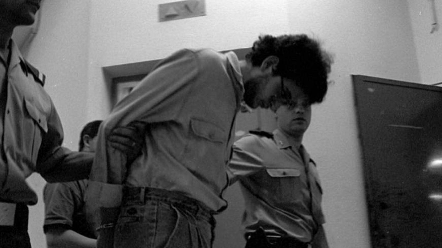 Javier Rosado, detenido por el crimen del juego de rol, en una imagen de 1994. 