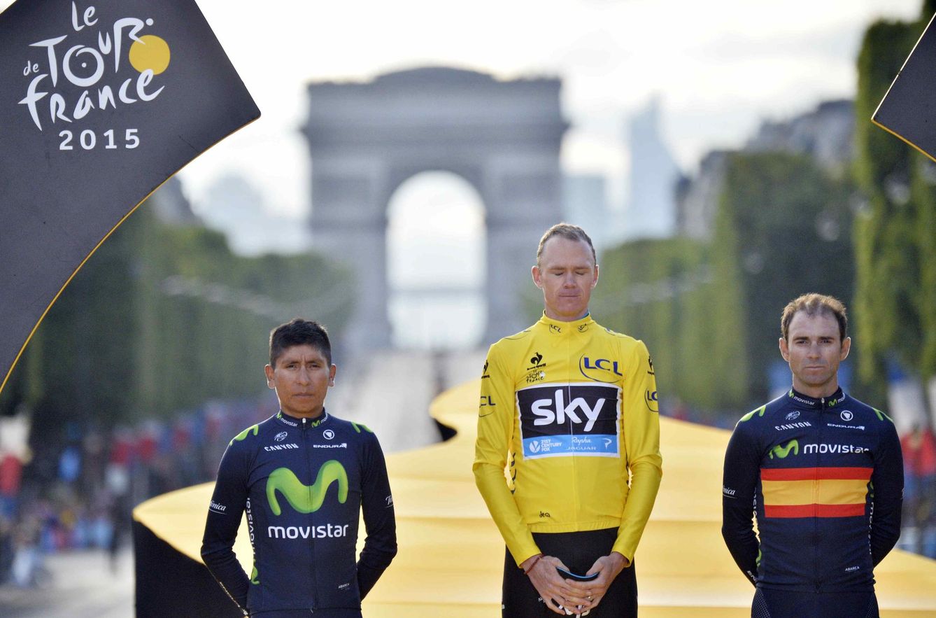 Foto: El podio final del Tour de Francia