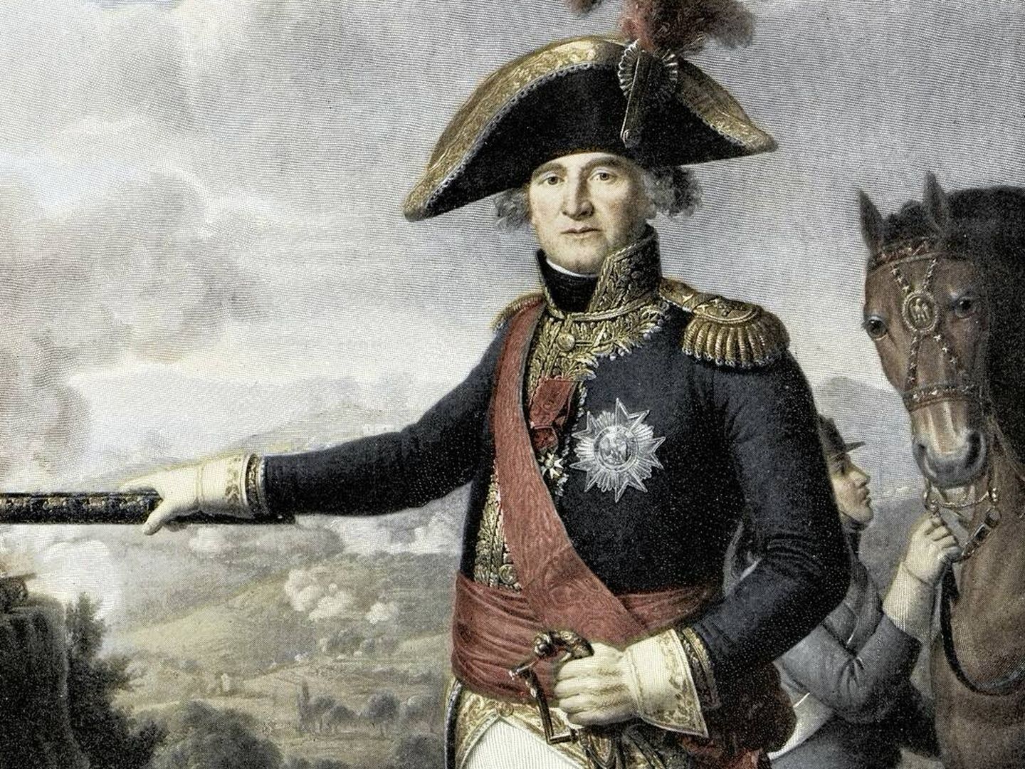 Retrato del militar Jean-Mathieu-Philibert Serurier.