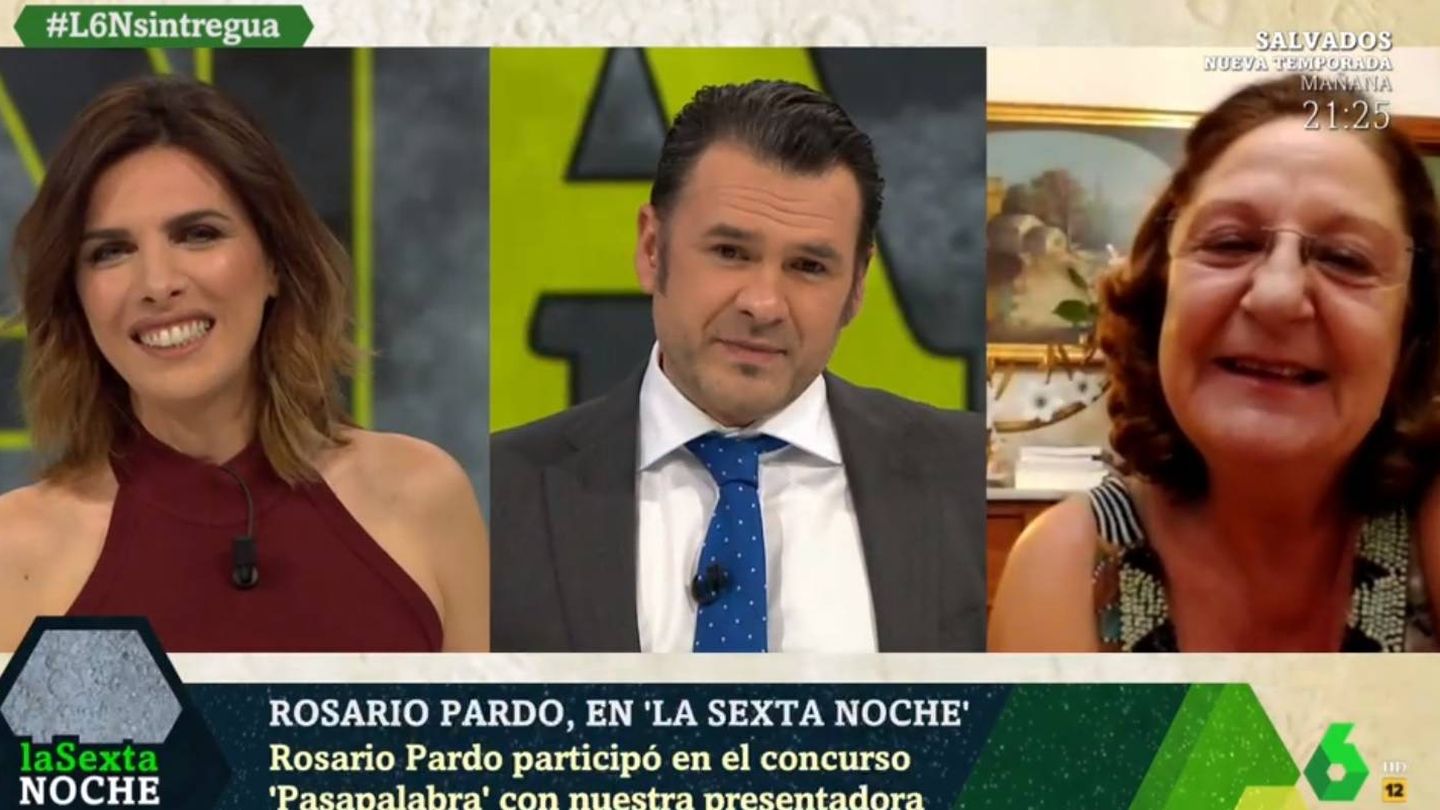 Verónica Sanz, Iñaki López y Rosario Pardo, en 'La Sexta noche'. (Atresmedia).