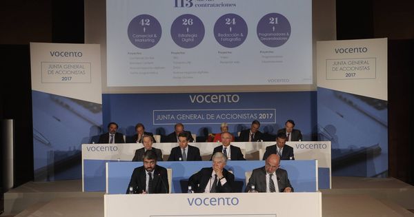 Foto: Junta de accionistas de Vocento 2017.