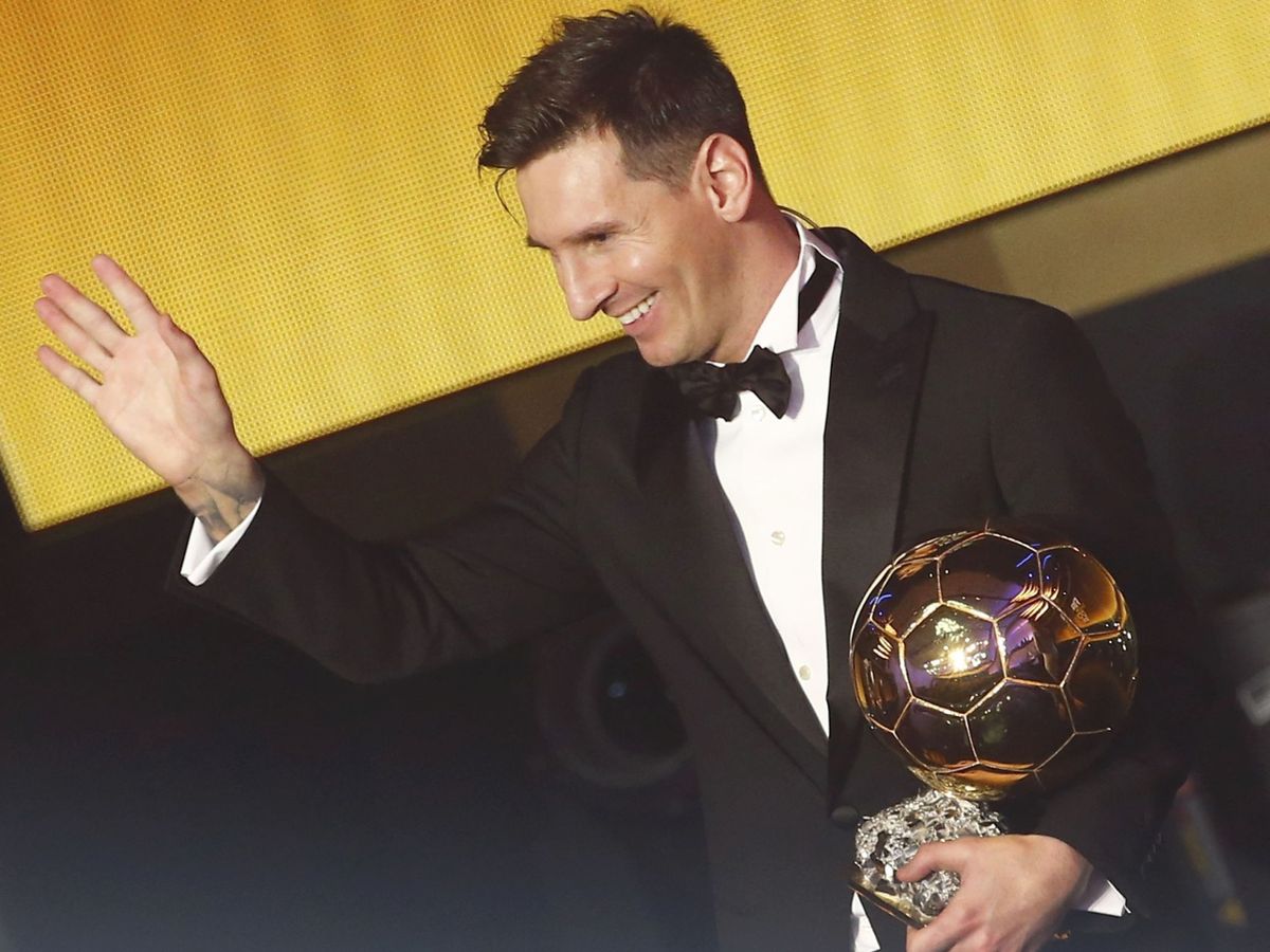 Foto: Leo Messi recoge el Balón de Oro en 2016. (Reuters)