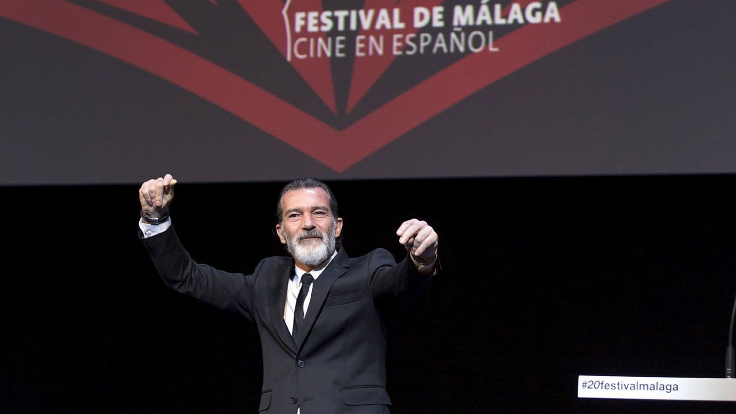 Antonio Banderas en el Festival de Málaga. (Efe)
