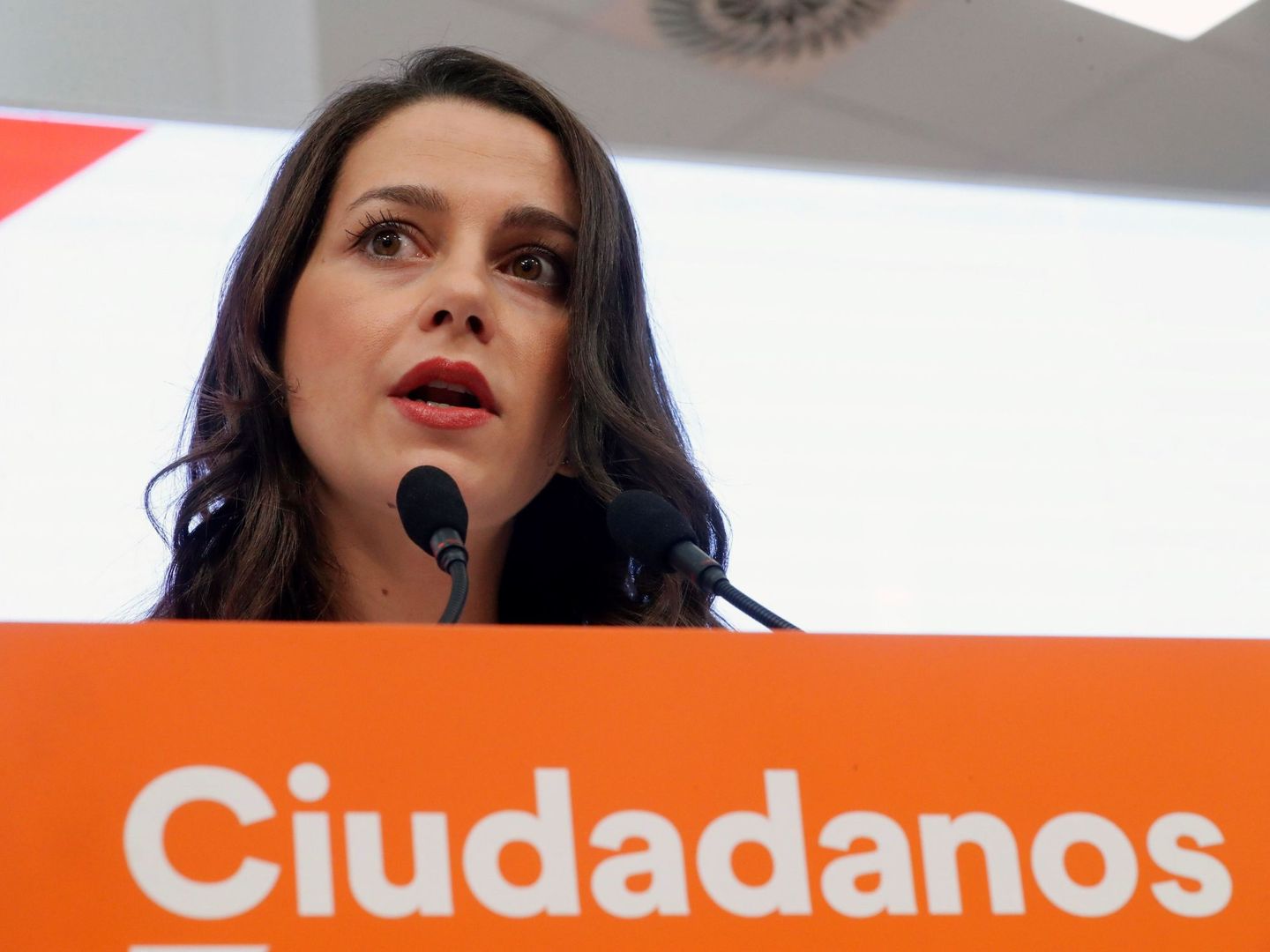 La portavoz de Ciudadanos en el Congreso, Inés Arrimadas. (EFE)