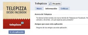 Telepizza se lanza a vender pizzas a través de Facebook