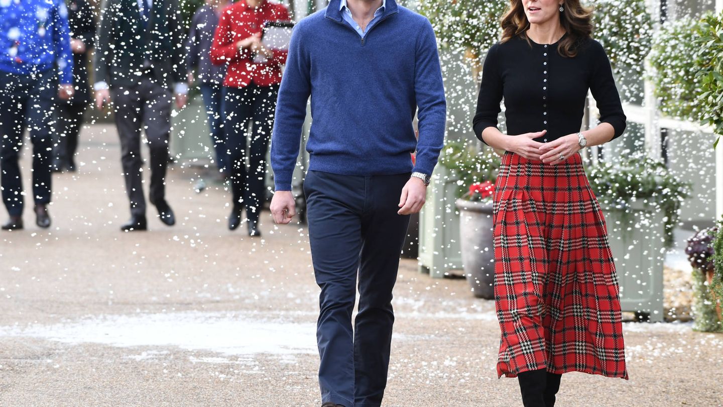 Los duques de Cambridge, en diciembre del año pasado. (Reuters)