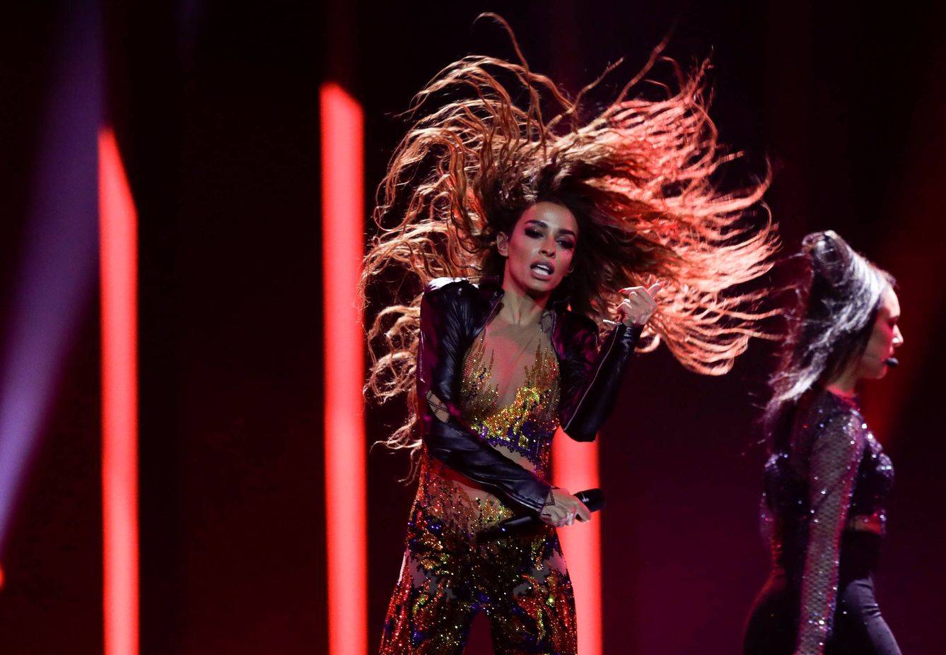 Eleni Foureira representa a Chipre en Eurovisión 2018 con 'Fuego'. (Gtres)