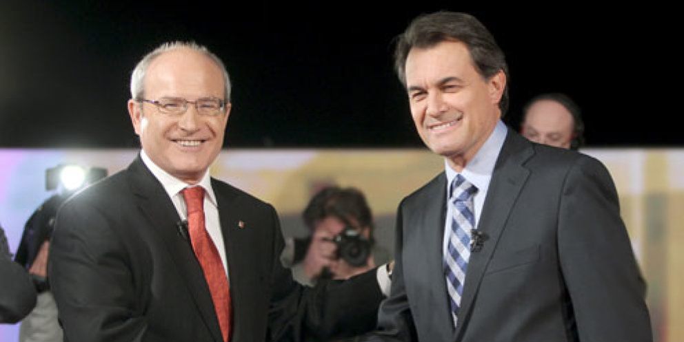 Foto: La política de alianzas centra el debate entre Montilla y Artur Mas