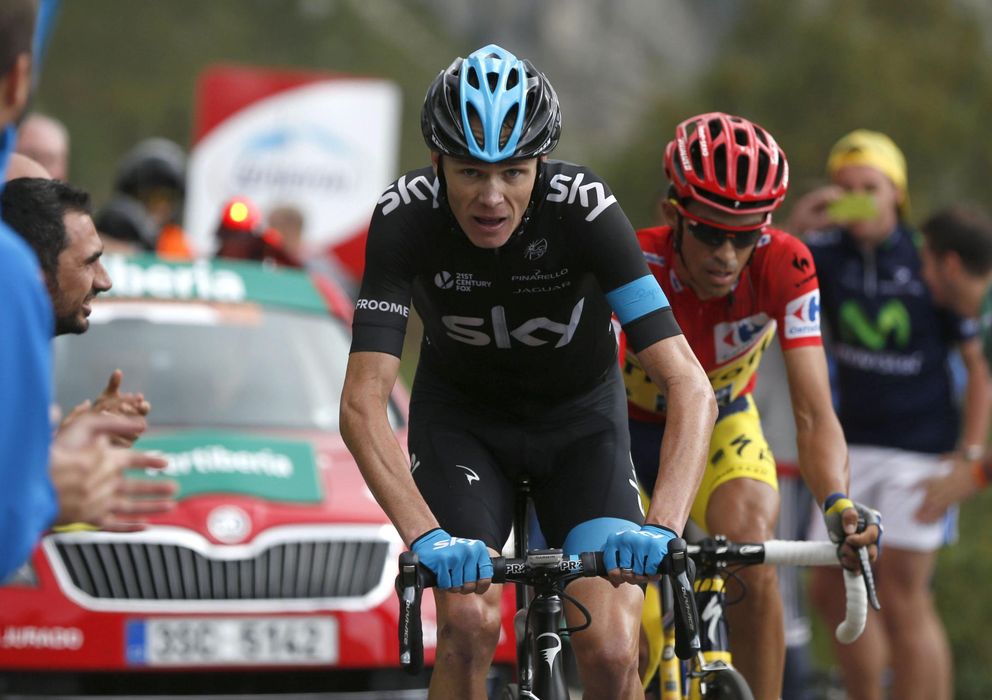 Foto: Froome ya avisó de que no daba la Vuelta por perdida (EFE)