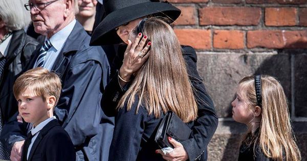 Foto: Mary de Dinamarca, en el funeral. (EFE)