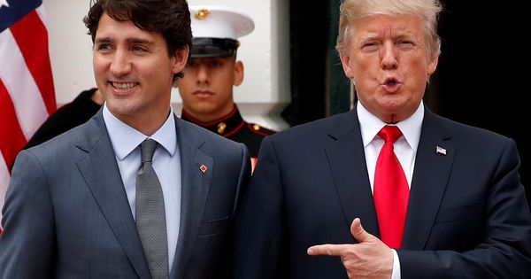Foto: Justin Trudeau y Donald Trump (Reuters)