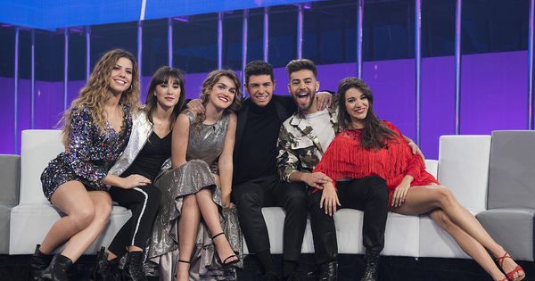 Foto: Los seis candidatos a representar a España en Eurovisión. (TVE)