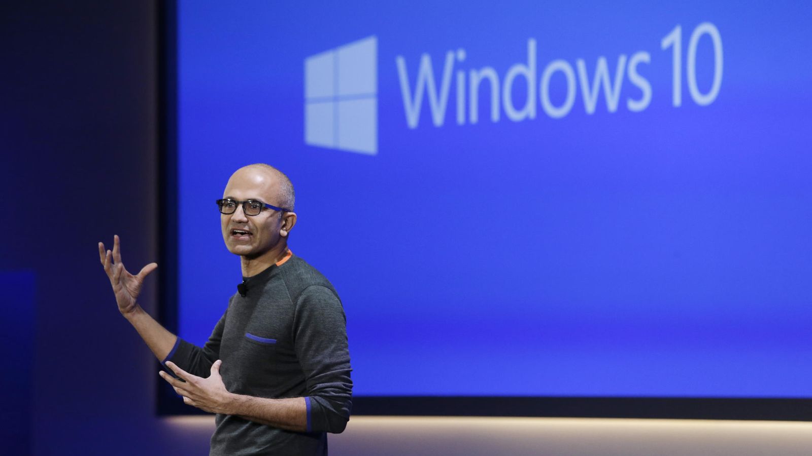 Foto: El CEO de Microsoft, Satya Nadella (Elaine Thompson)