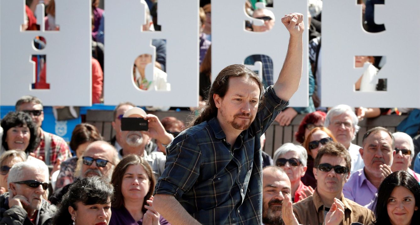 El secretario general de Podemos y candidato de Unidas Podemos, Pablo Iglesias.(EFE)