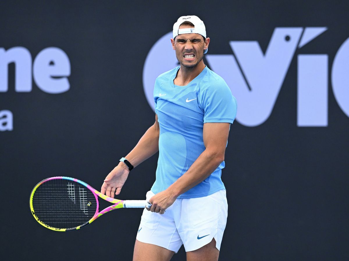 Foto: Nadal - Kubler, octavos del ATP Brisbane 2024: horario y dónde ver en TV y 'online' el partido (EFE/Darren England)