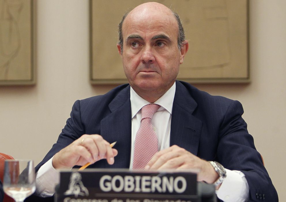Foto: El ministro Luis de Guindos (EFE)