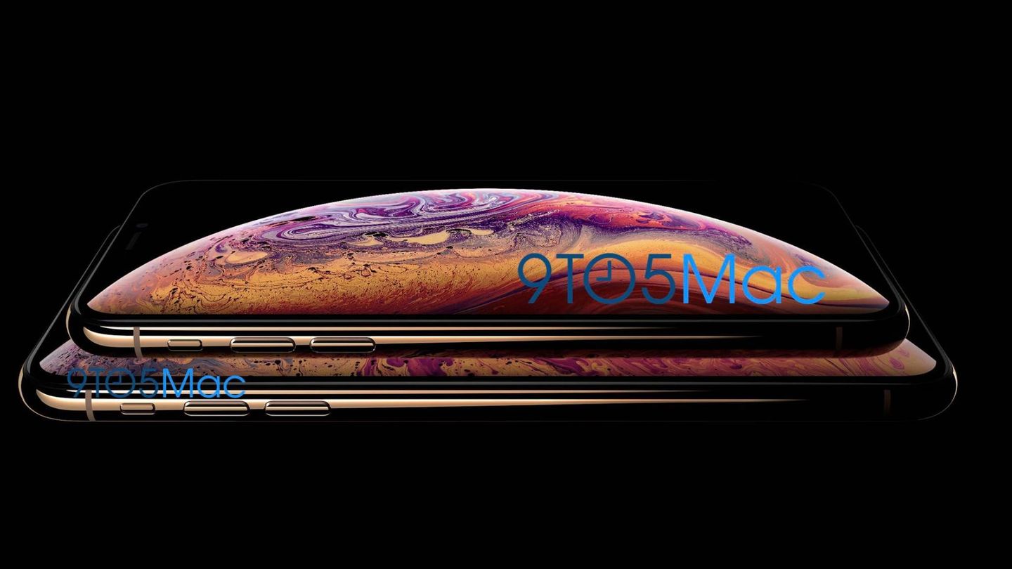 Así se verá el iPhone X renovado (pantalla de 5,8 pulgadas) y el modelo superior (pantalla de 6,5 pulgadas). (Imagen: 9to5Mac)