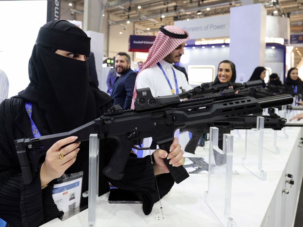 Foto: World Defense Show de Arabia Saudí. (Ahmed Yosri/Reuters)