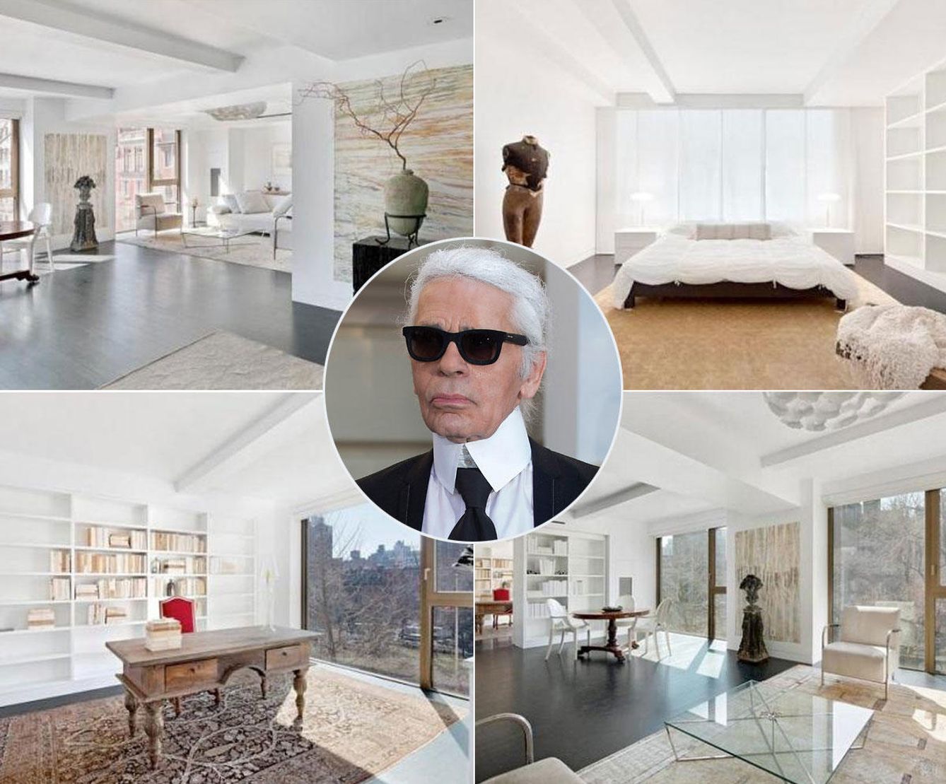 Imagen de la mansión de Karl Lagerfeld de Manhattan