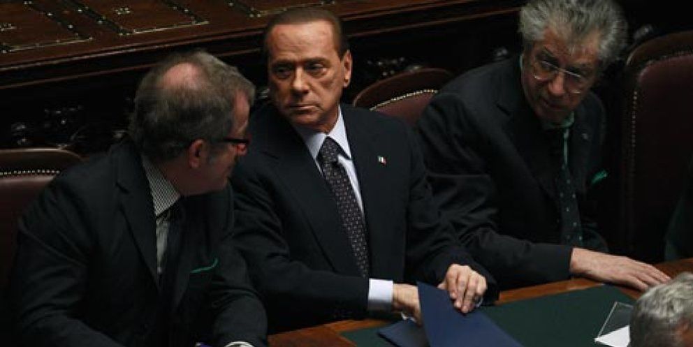 Foto: Berlusconi llega al Quirinal para presentar su dimisión a Napolitano