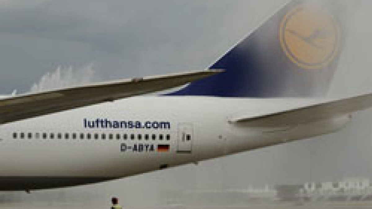 Lufthansa sube hasta agosto un 3,6% el número de pasajeros