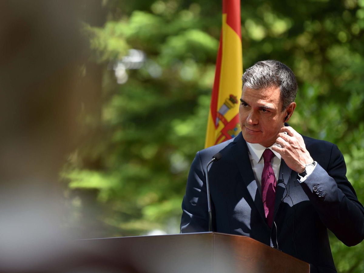 Foto: El presidente del Gobierno, Pedro Sánchez, en Montenegro. (EFE/Boris Pejovic)