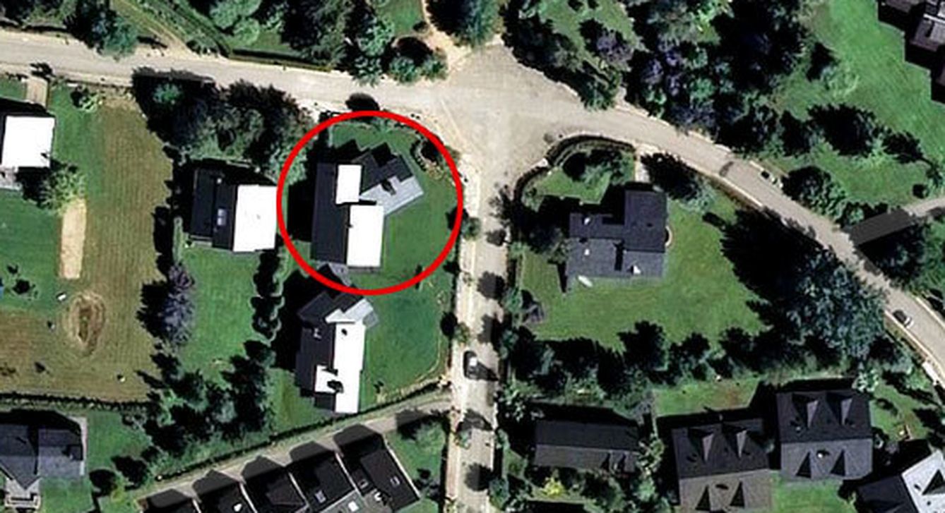 Imagen aérea de la casa de Oriol Pujol en el municipio de Urús (Google Maps)