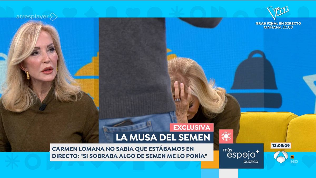 Carmen Lomana, avergonzada tras explicar en 'Espejo público' que utiliza el semen como crema: "Lo siento, que me perdonen"