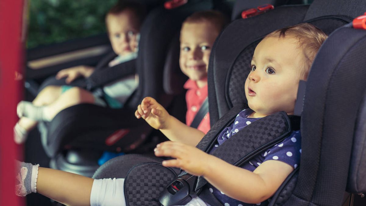 de niños: la seguridad es lo más en la carretera