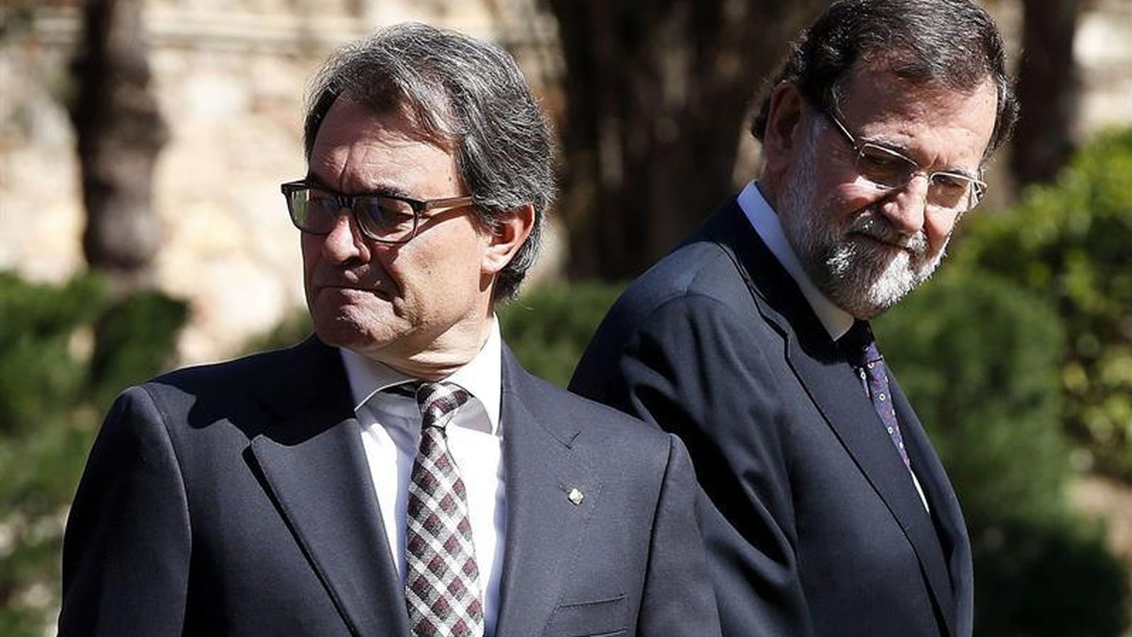 Foto: Mariano Rajoy y Artur Mas en la cumbre mediterránea contra el yihadismo celebrada en Barcelona (EFE)