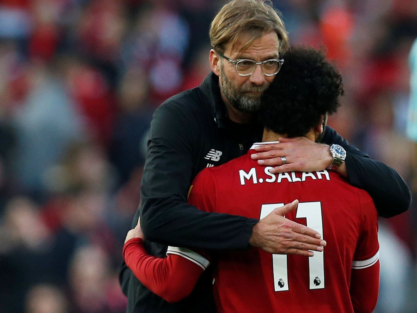 Salah ha explotado con Klopp en el Liverpool. (Reuters)