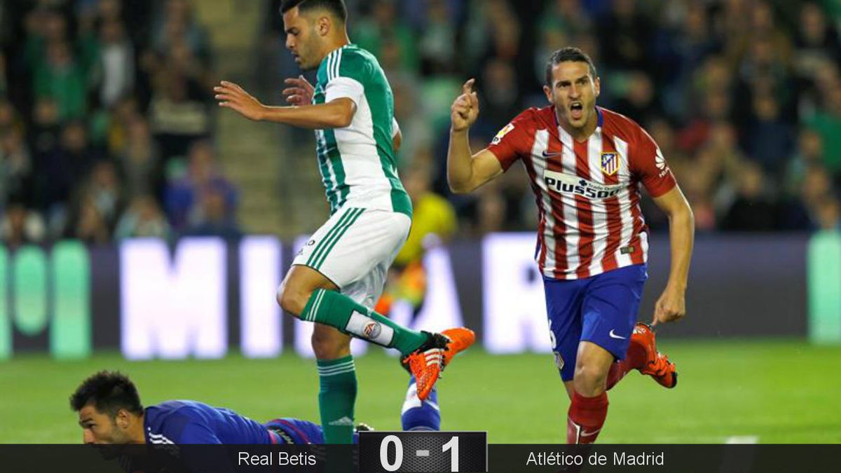 Un gol de Koke pone segundo al Atlético y le da otro golpe al Real Madrid