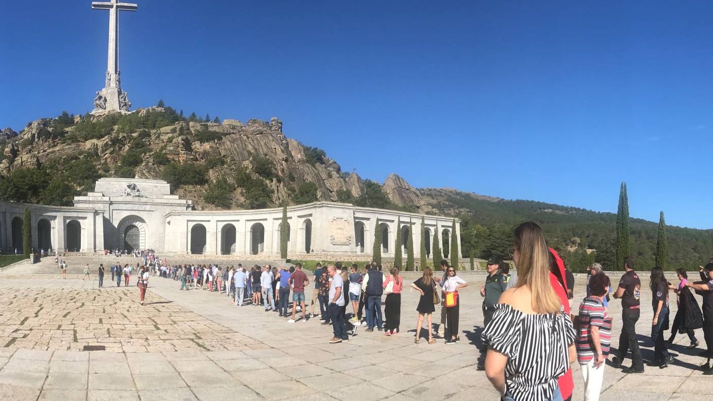 Vista general del Valle de los Caídos, el pasado fin de semana. (J.M.)