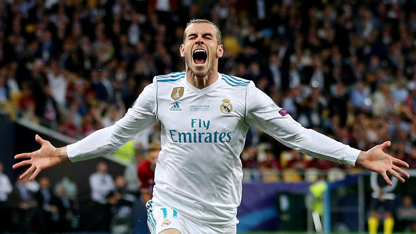 Bale celebra su gol en la final de Champions frente al Liverpool. (Reuters)