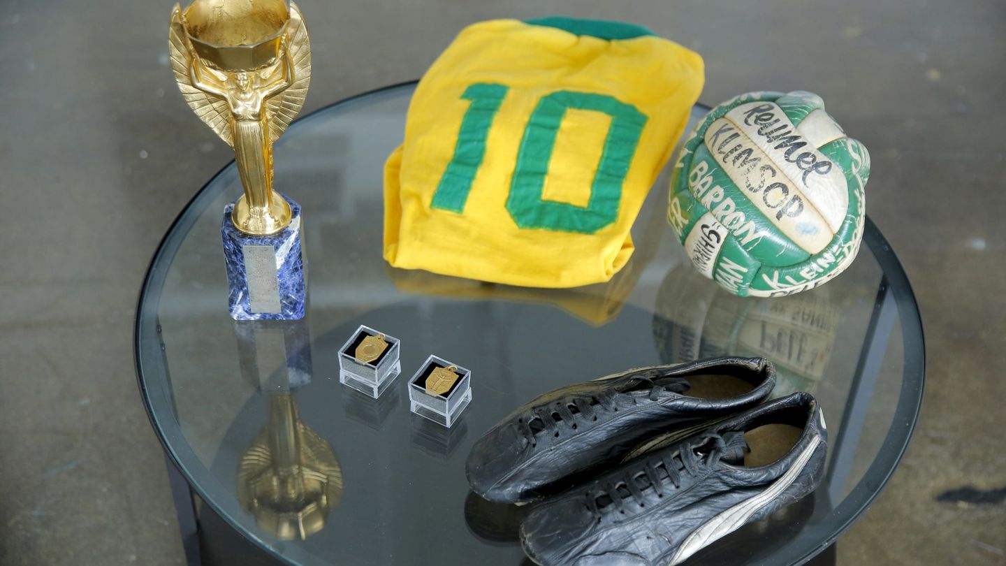 Pelé logró el primer Mundial de la selección brasileña en Suecia 1958.